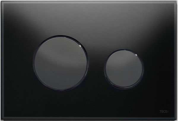 Активатор LOOP GLASS с пластмасови бутони черни и панел от черно стъкло (9240657)