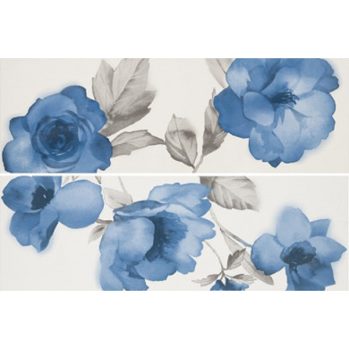 Декор Colourline Decoro Fiore White/Blue