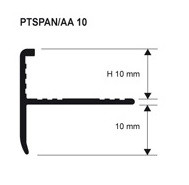 PTSPAA 10 профил за стъпало  - 2.7 м
