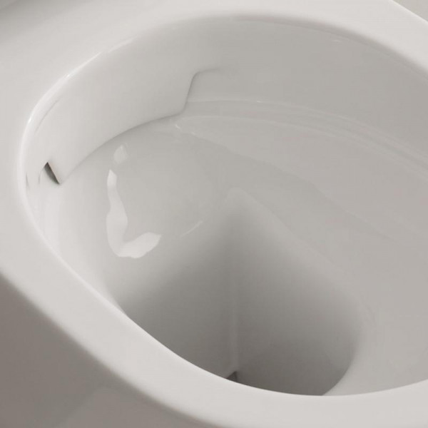 Окачена тоалетна чиния MOON 45/35  БЕЗ РЪБОВЕ с капак плавно затваряне КЪСА ПРОЕКЦИЯ