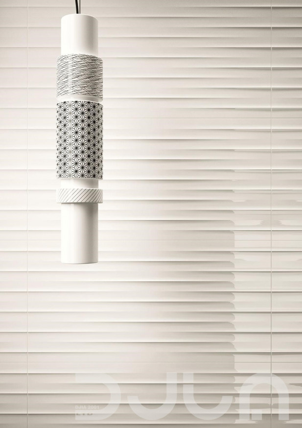 Стенни плочки Color Code Bianco LUX Struttura Drape 3D 30x60