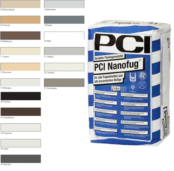 Фугираща смес PCI Nanofug 4 kg