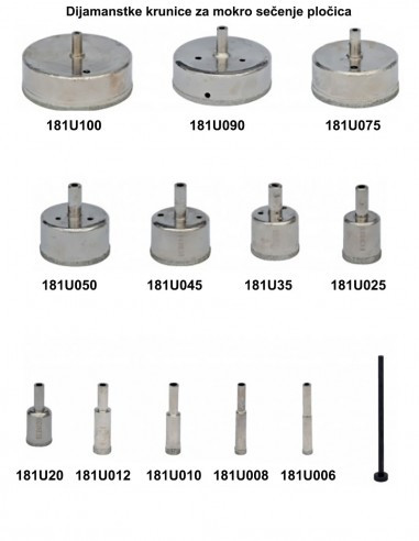 RAIMONDI 181U006 ДИАМАНТЕНА БОРКОРОНА ф6