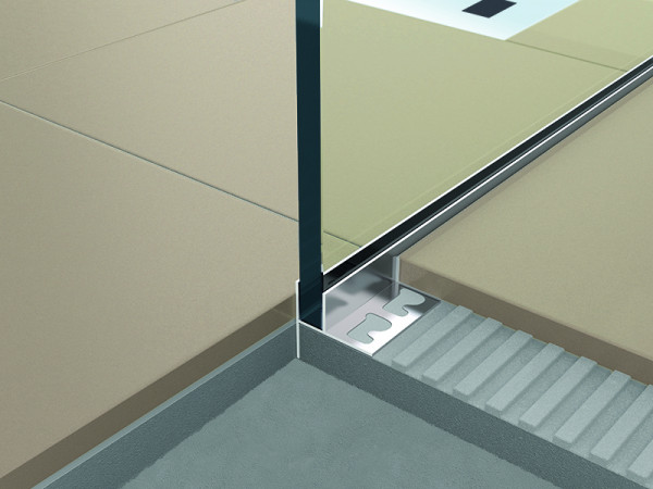PROLISTEL CHANNEL PSHWPGACS профил за душ кабини с вграден наклон и монтаж на стъкло в пода ShowerStep